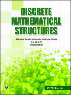cover image of Discrete Mathematical Structures (Mgu, Kerala) Sem-III